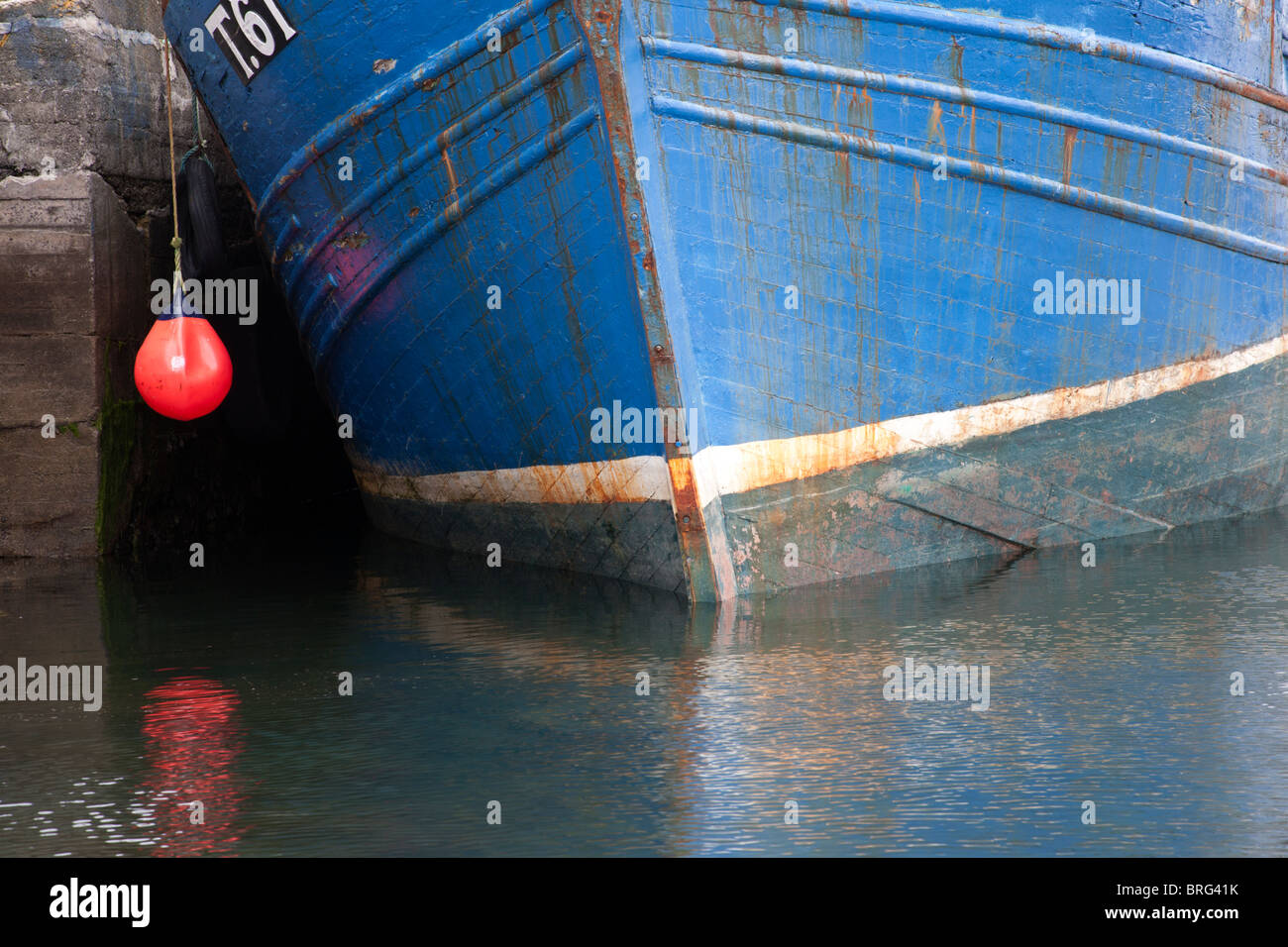 Irische Angeln Boot, Portmagee, County Kerry, Irland Stockfoto