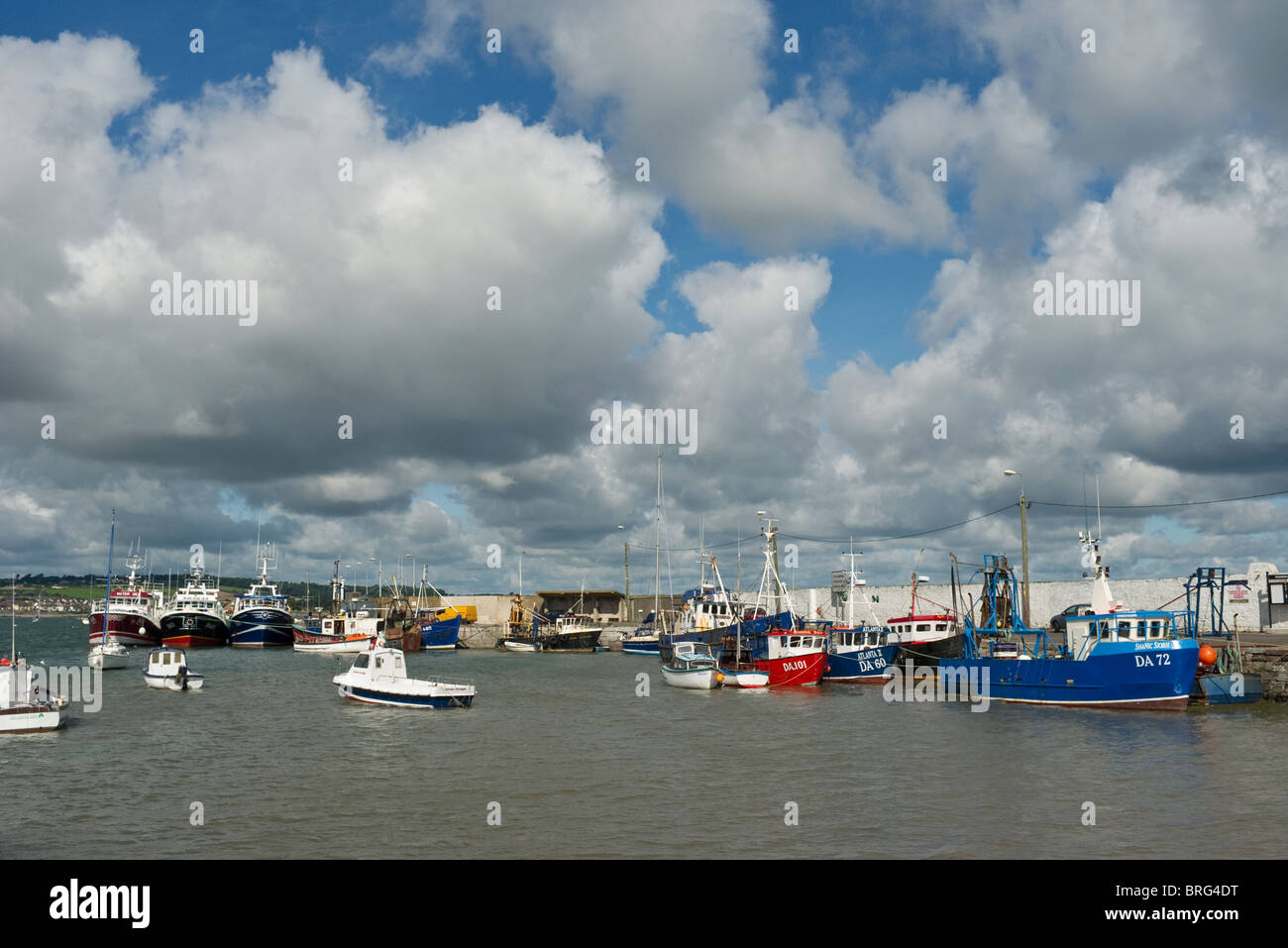 Der Hafen von Dorf Schären, County Dublin, Irland Stockfoto