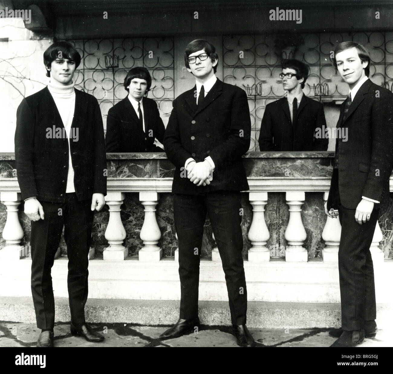 ZOMBIES-Promo-Foto der UK-pop-Gruppe im Jahr 1964 Stockfoto