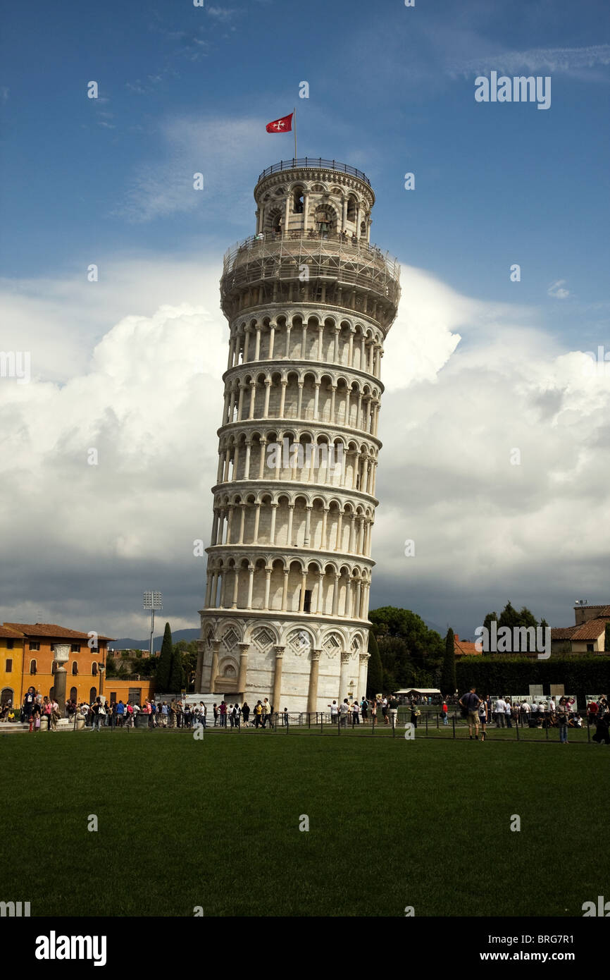 Der schiefe Turm von Pisa Stockfoto