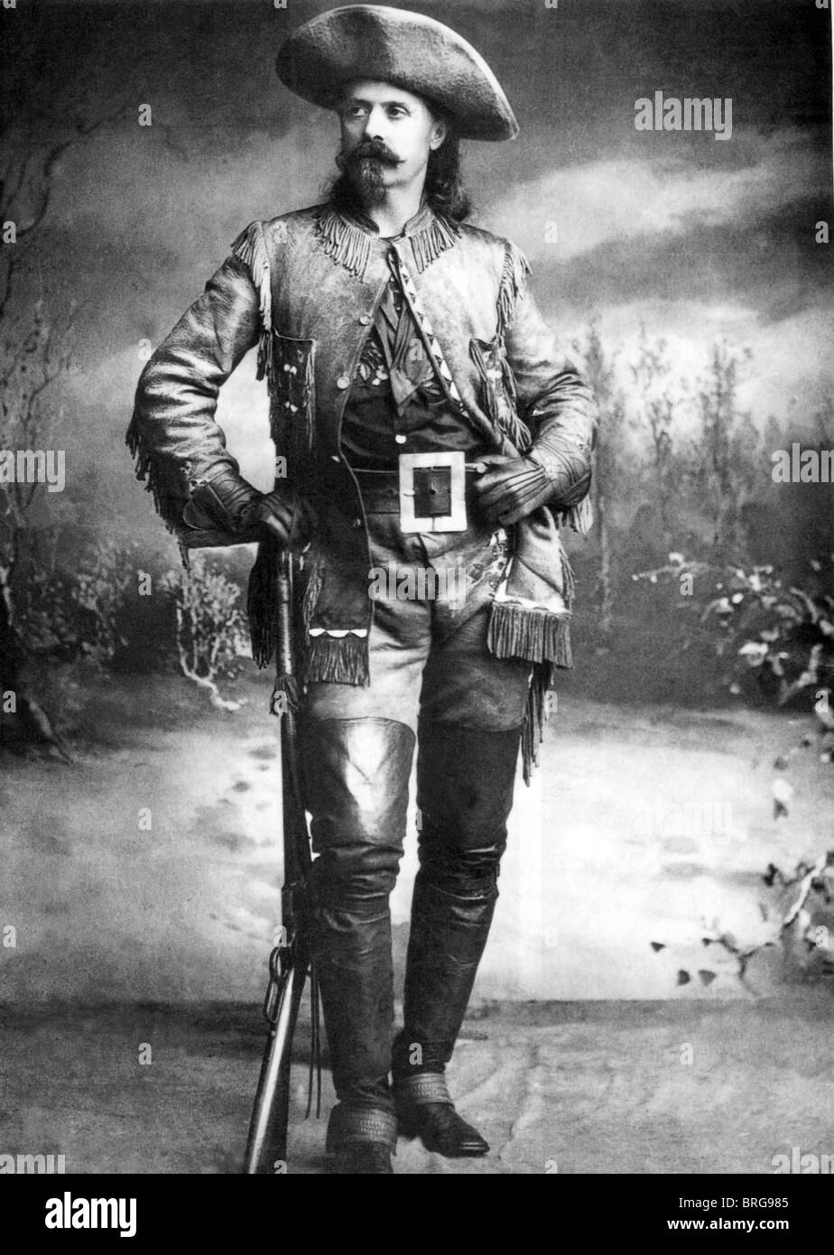 WILLIAM "BUFFALO BILL" CODY (1846-1917) US Soldat und showman Stockfoto