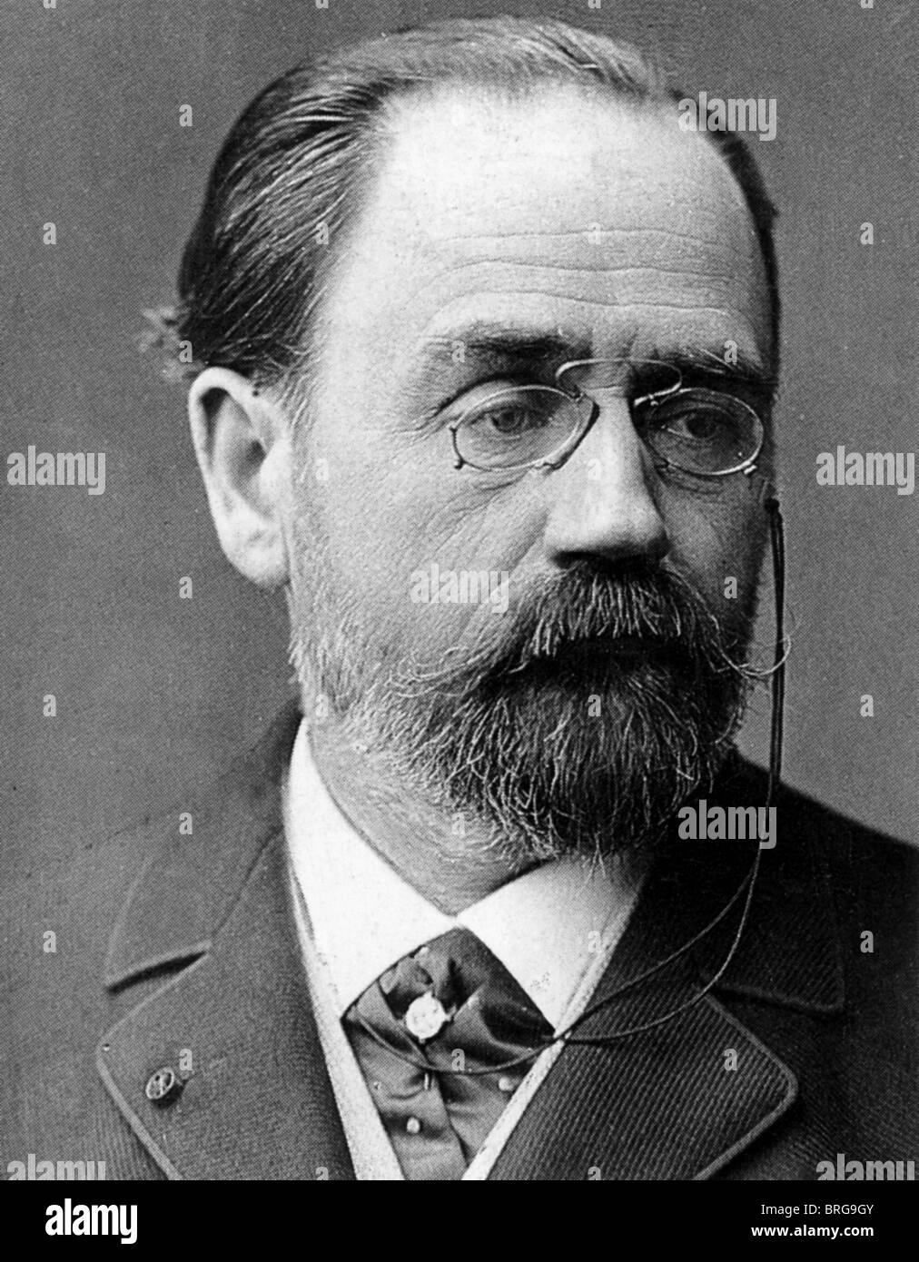 EMILE ZOLA (18901902), französischer Schriftsteller Stockfotografie