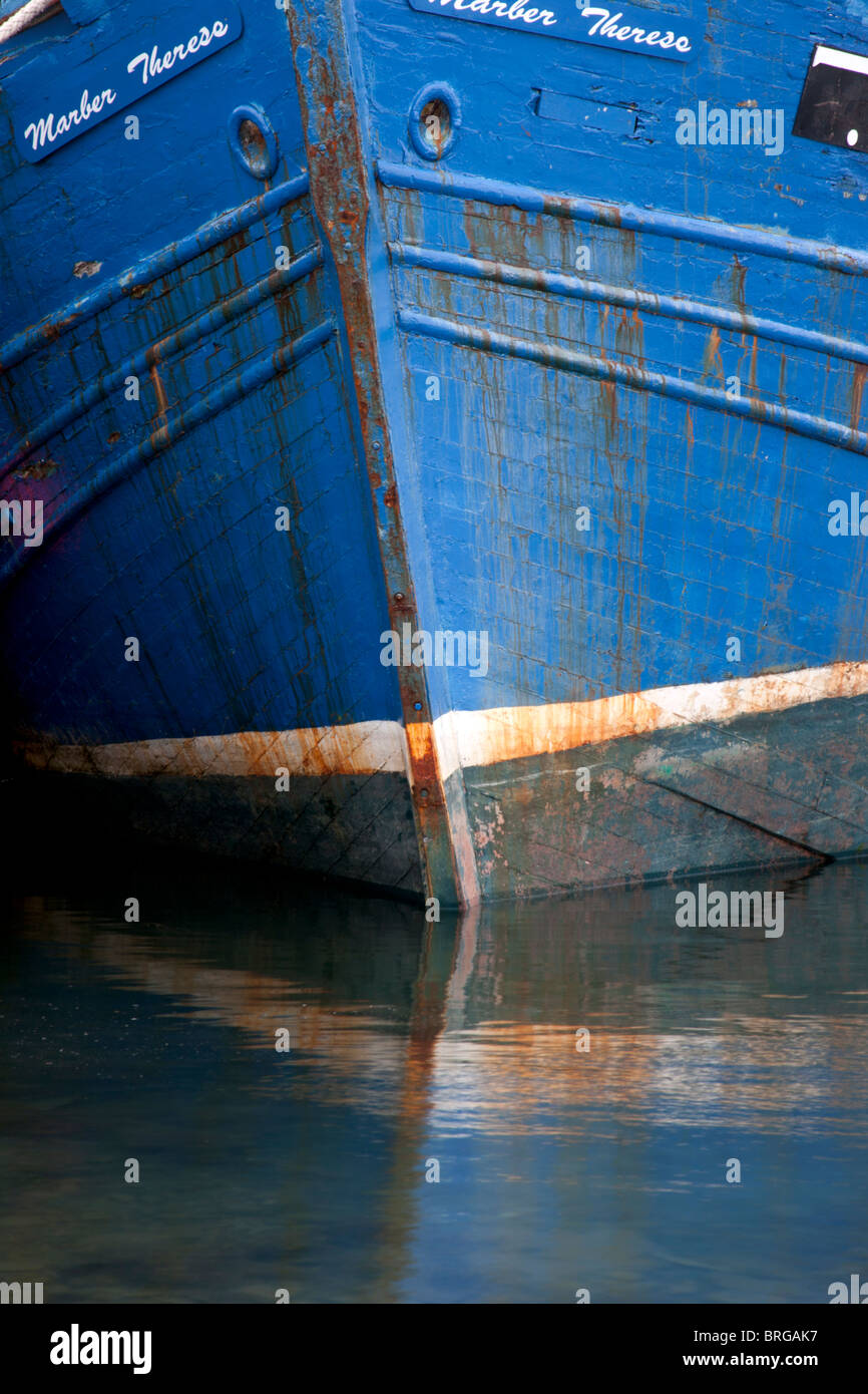 Irische Angeln Boot, Portmagee, County Kerry, Irland Stockfoto