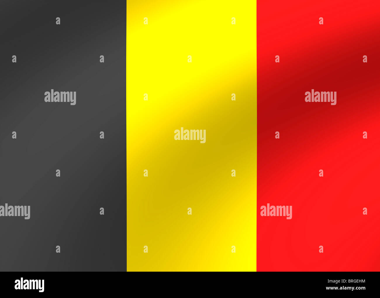 Belgien-Flagge Stockfoto