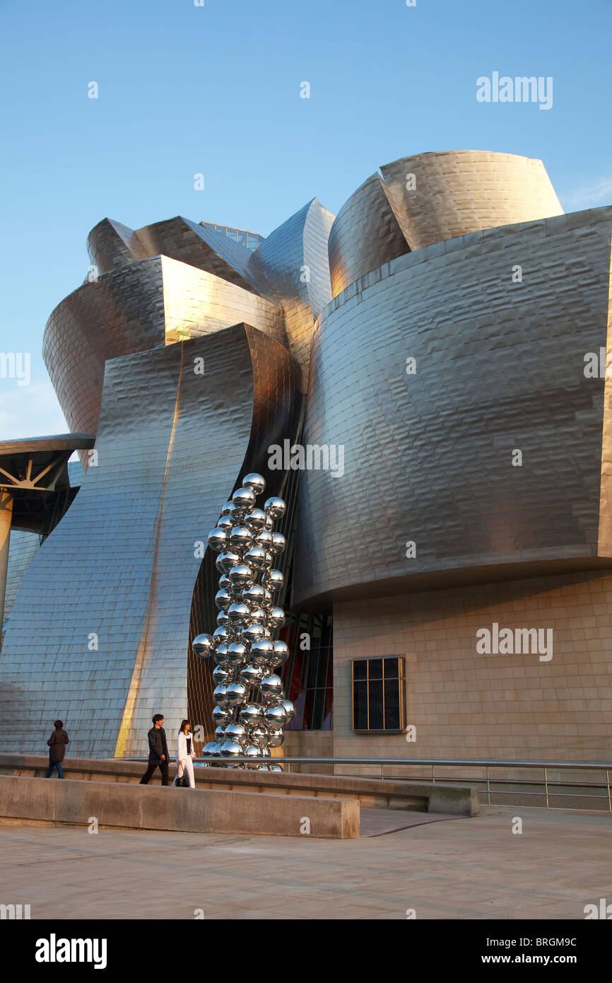 Guggenheimmuseum, Bilbao Bizkaia, Spanien Stockfoto