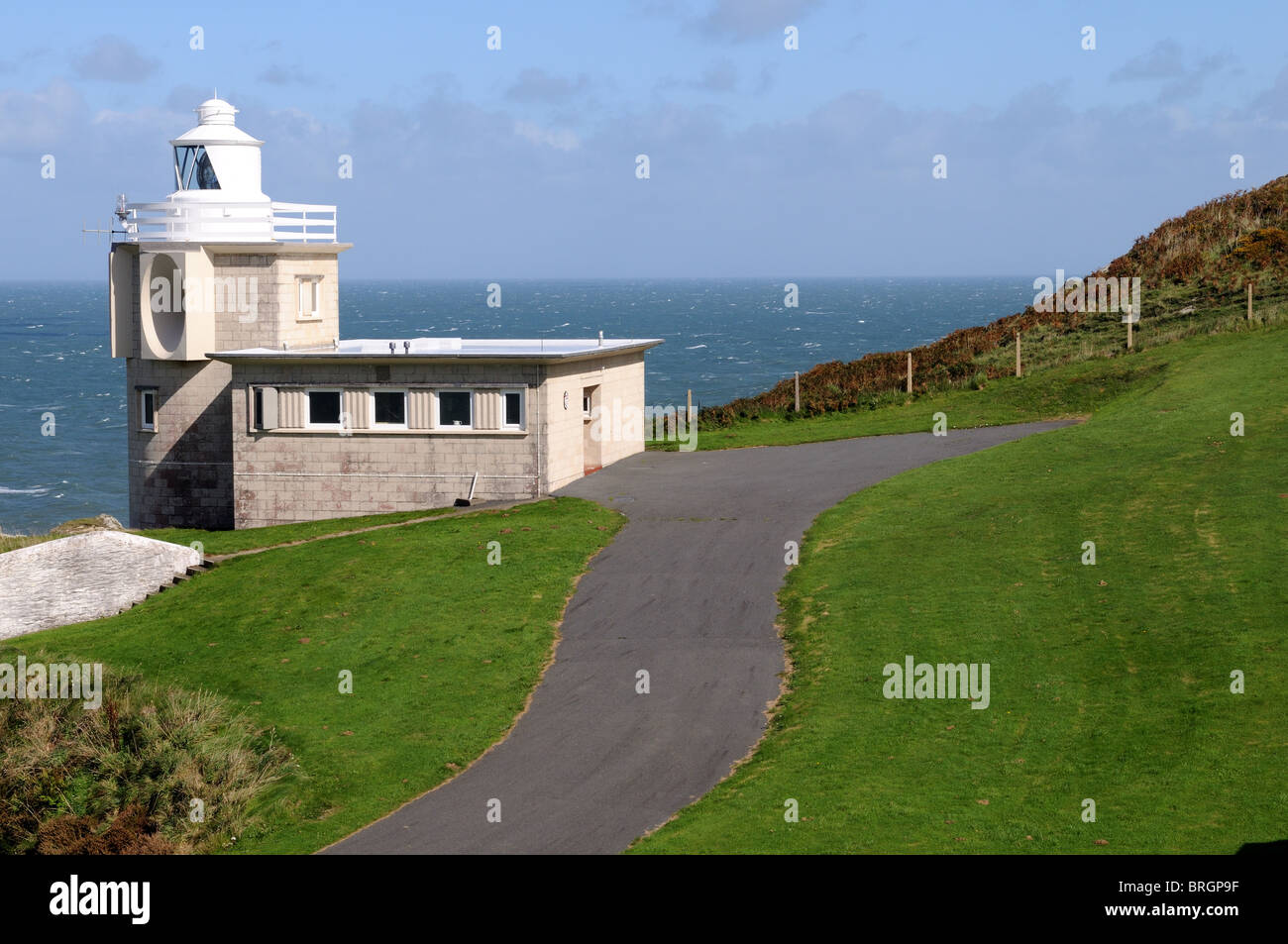 Bull Point Lighthouse Mortehoe Nord-Devon England UK GB Stockfoto
