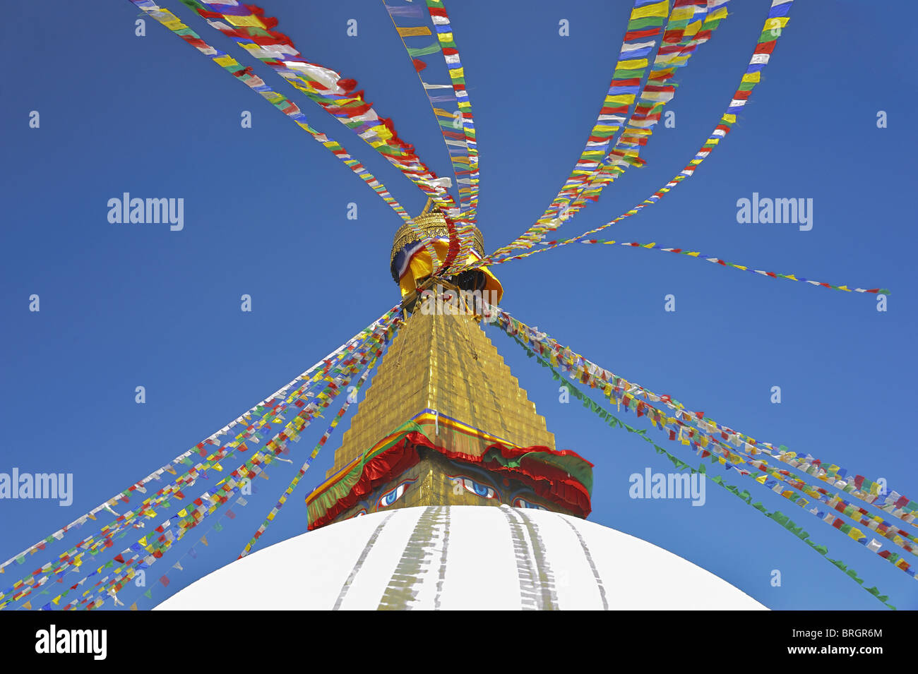 Bodhnath Stupa, Kathmandu, Nepal Stockfoto