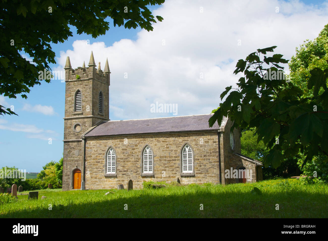 St. Johanniskirche (protestantischen) in Ballycastle, Co. Mayo, Irland Stockfoto