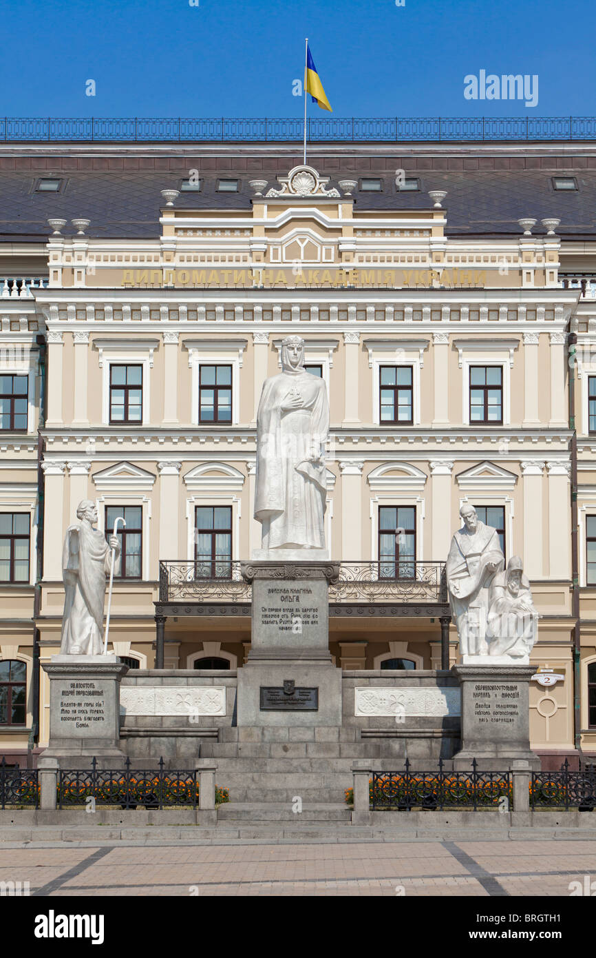 Denkmal für Prinzessin Olga in Kiew, Ukraine Stockfoto