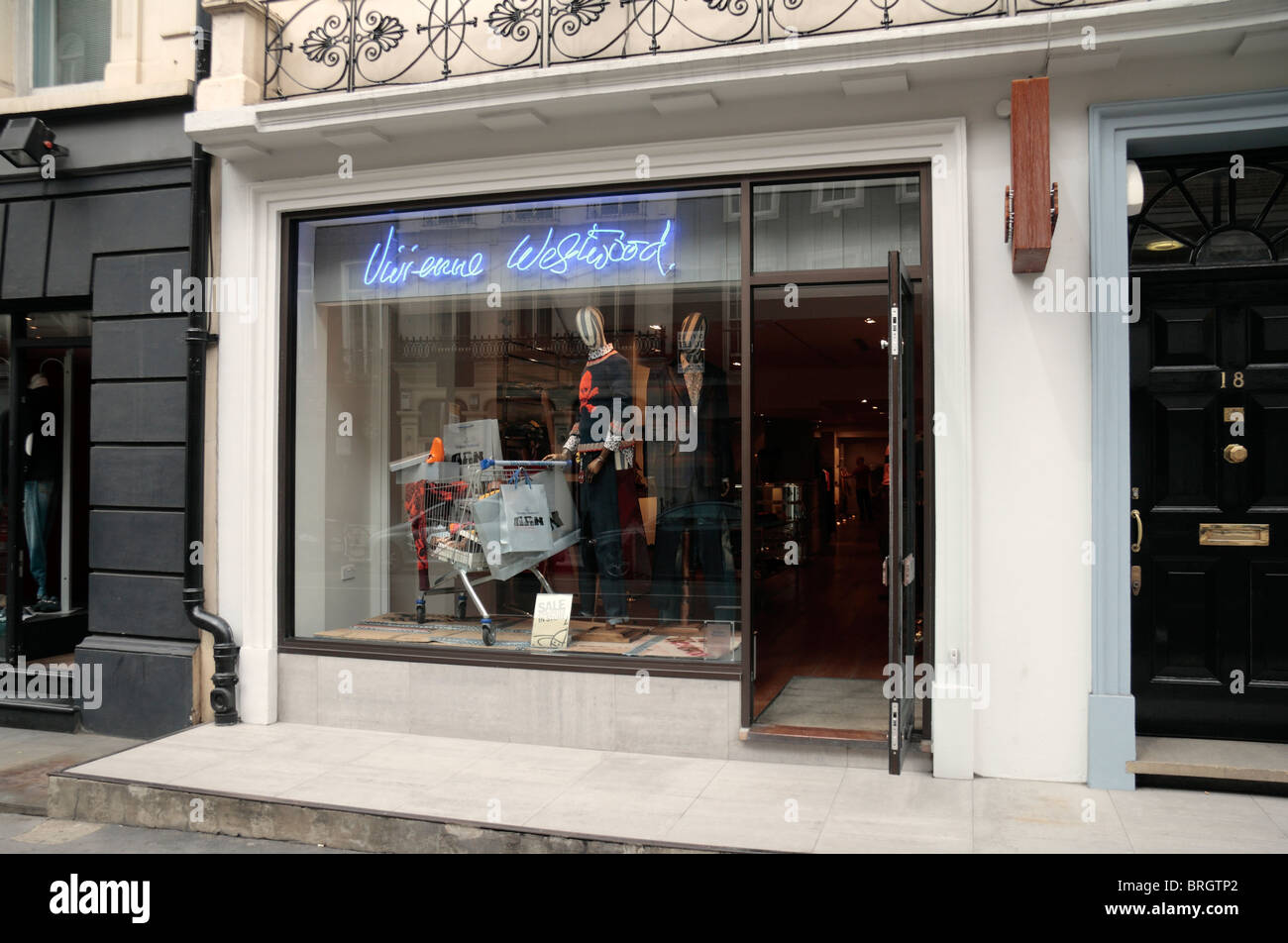 Vivienne Westwood Store Conduit Street London England Uk Stockfotografie Alamy