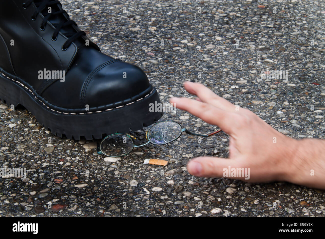 Symbol für Nazis, Skinheads und Rechtsradikalismus Stockfoto