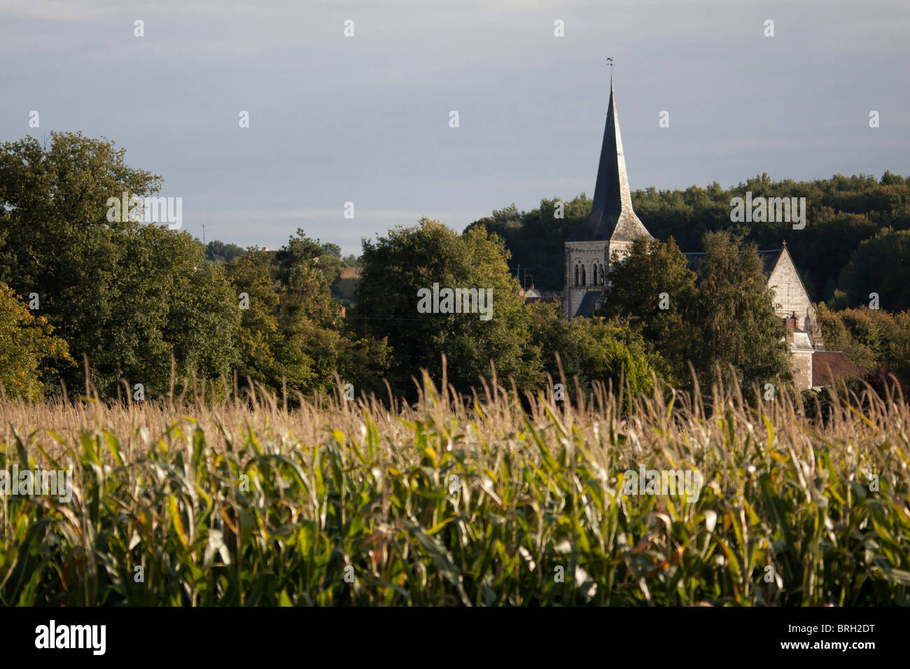 Französische Landschaft Stockfoto