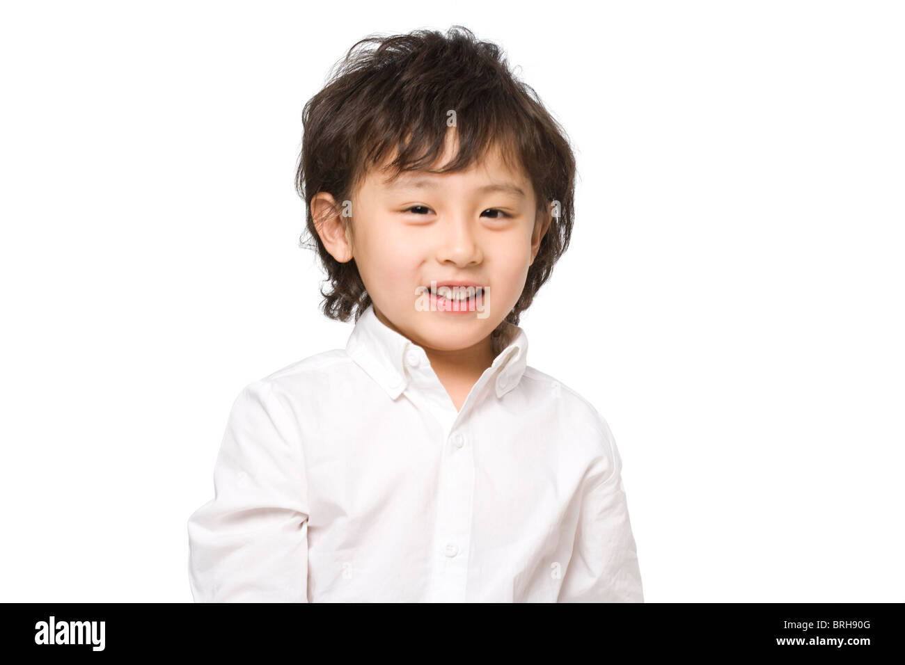 Porträt eines kleinen Jungen Stockfoto