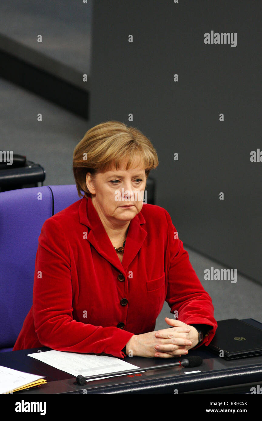 ANGELA MERKEL Bundeskanzlerin Deutschlands 26. März 2009 Stockfoto