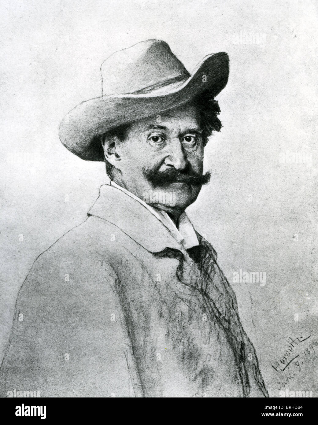 JOHANN STRAUSS II (1825 – 1899) österreichischen Unterhaltungsmusik Komponist Stockfoto