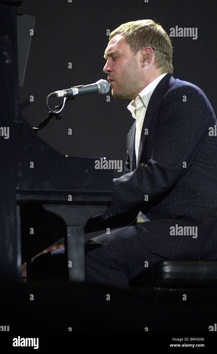 David Gray bei O2 Wireless Festival, Hyde Park, London UK Stockfoto