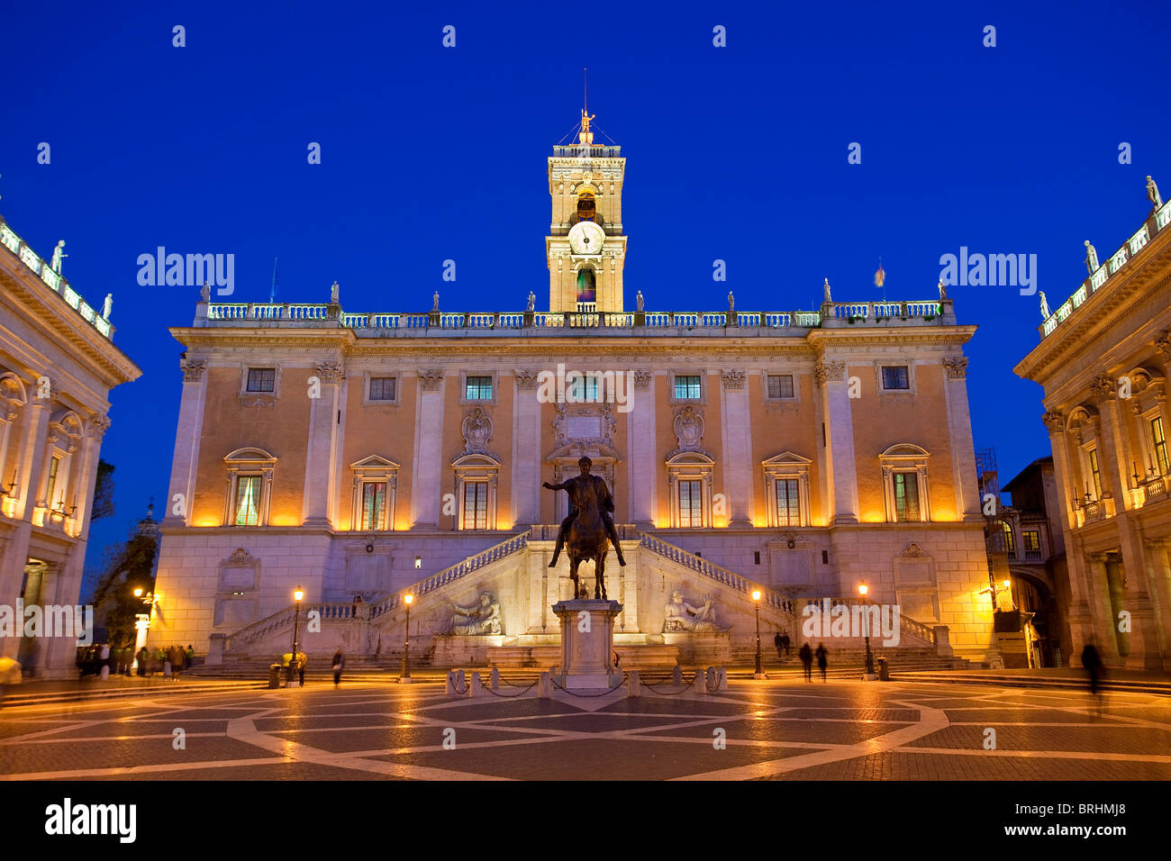 Italien, Rom, Piazza del Campidoglio Stockfoto
