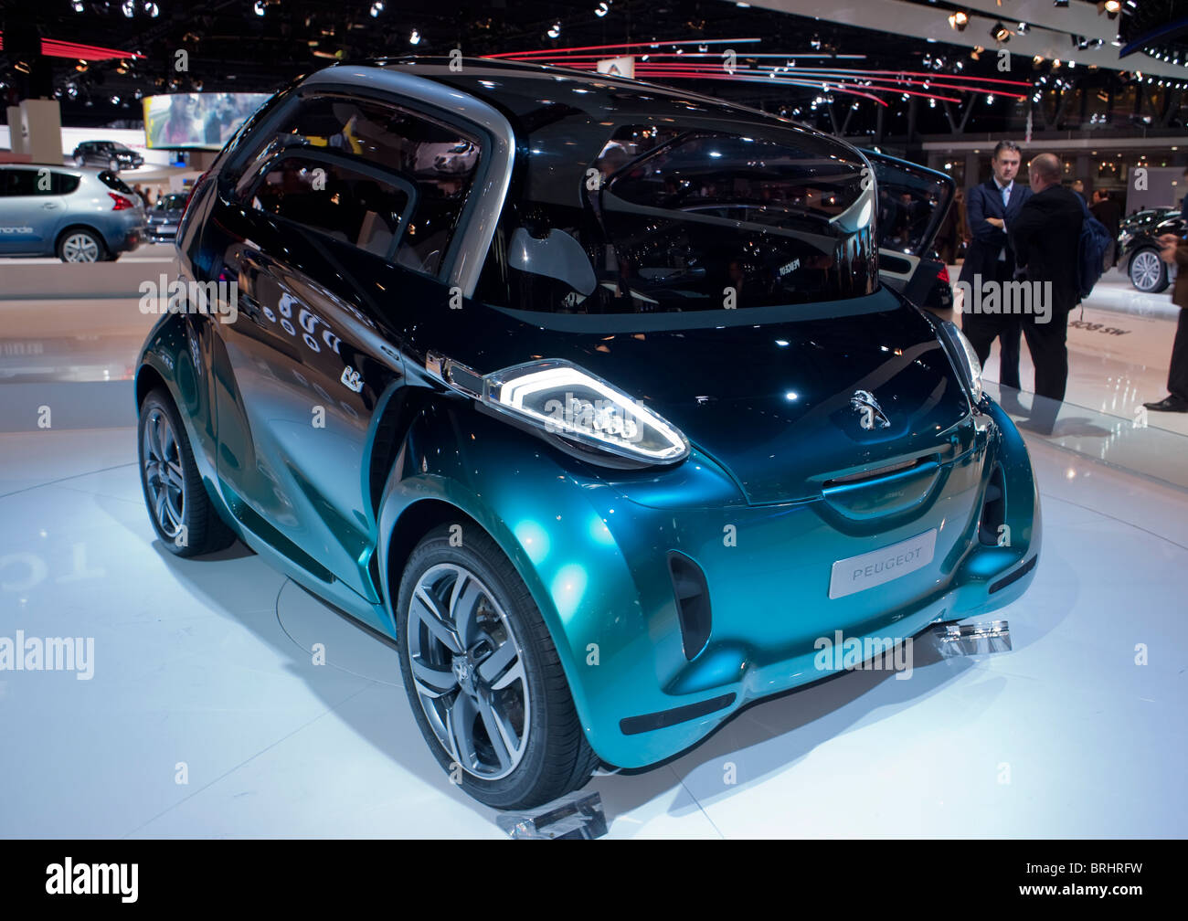 Paris, Frankreich, Paris Car Show, Peugeot Electric Concept Var, BBI, Limousine, Salon Auto france Stockfoto