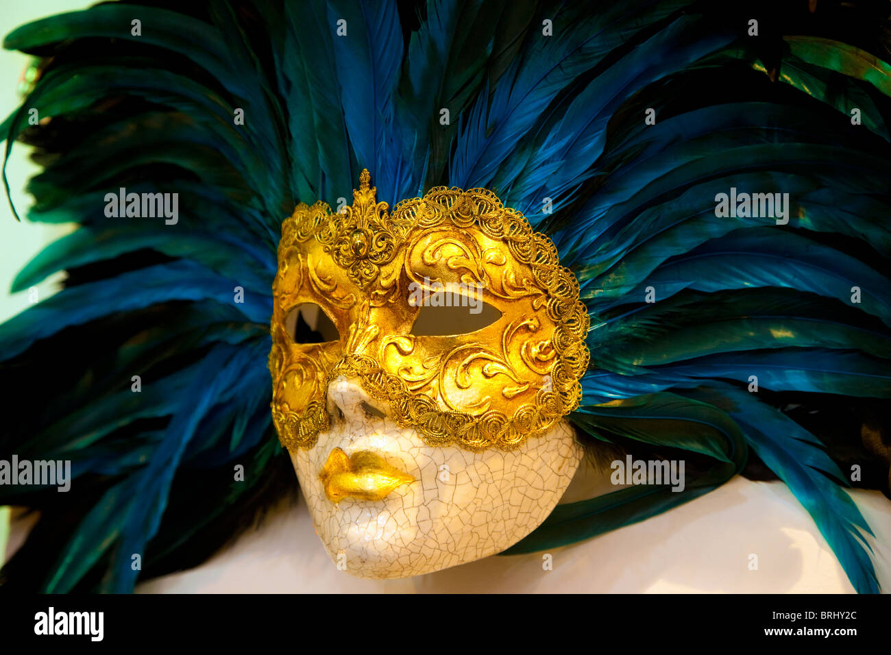 Karneval in Venedig Maske Stockfoto