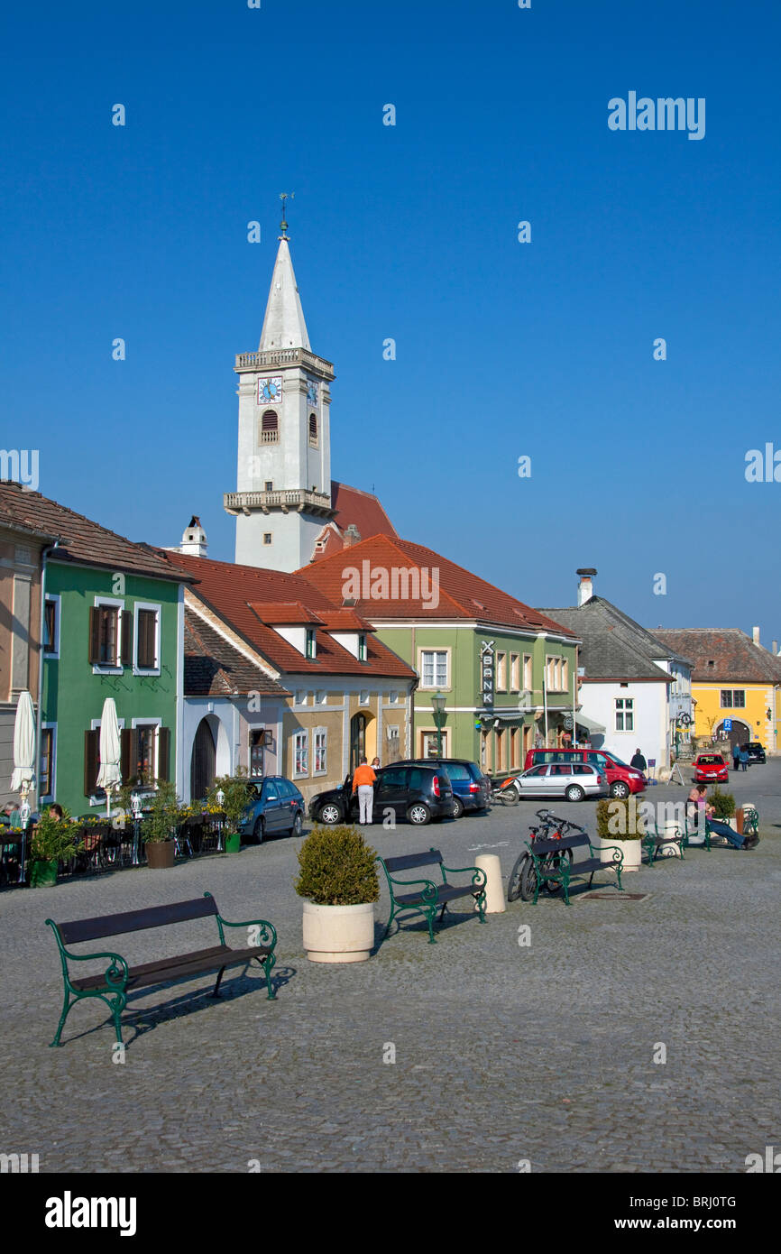 Das Dorf Rust bei den Neusiedler See, Burgenland, Österreich Stockfoto