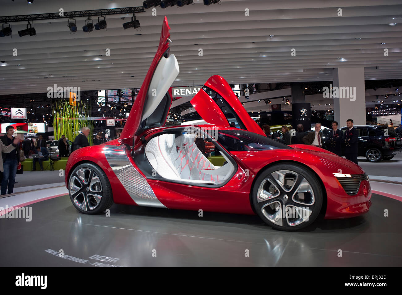 Paris, Frankreich, "Paris Auto Show", Renault Concept Car, Elektroautos, "Dezir", Seitenansicht