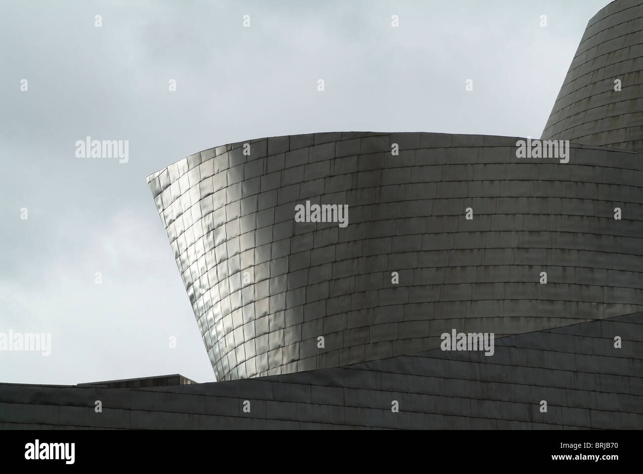 Details der Architektur des Guggenheimmuseums Stockfoto