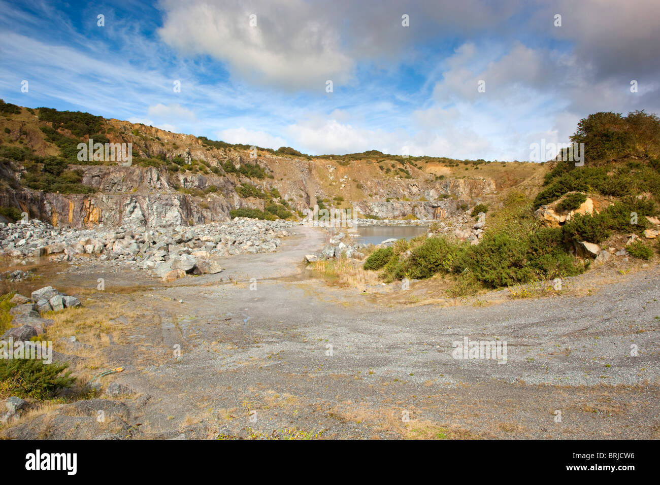 Dean Steinbruch; in der Nähe von St. Keverne; Cornwall Stockfoto