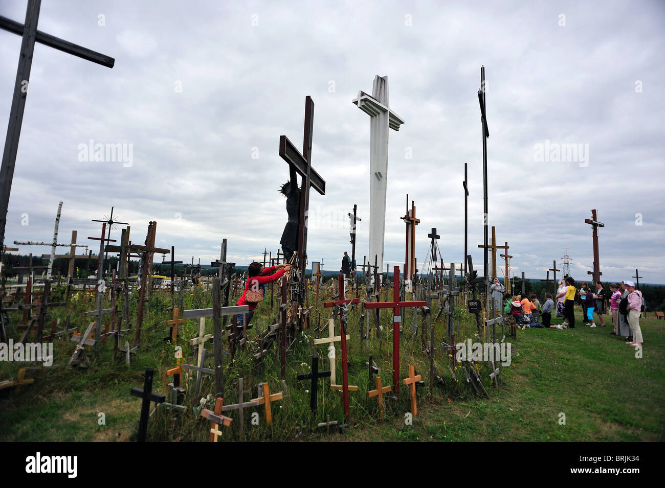 Polen Wasilkowo in der Nähe von Bialystok, Święta Woda (Heiliges Wasser), ein Ort der religiösen Kult Stockfoto