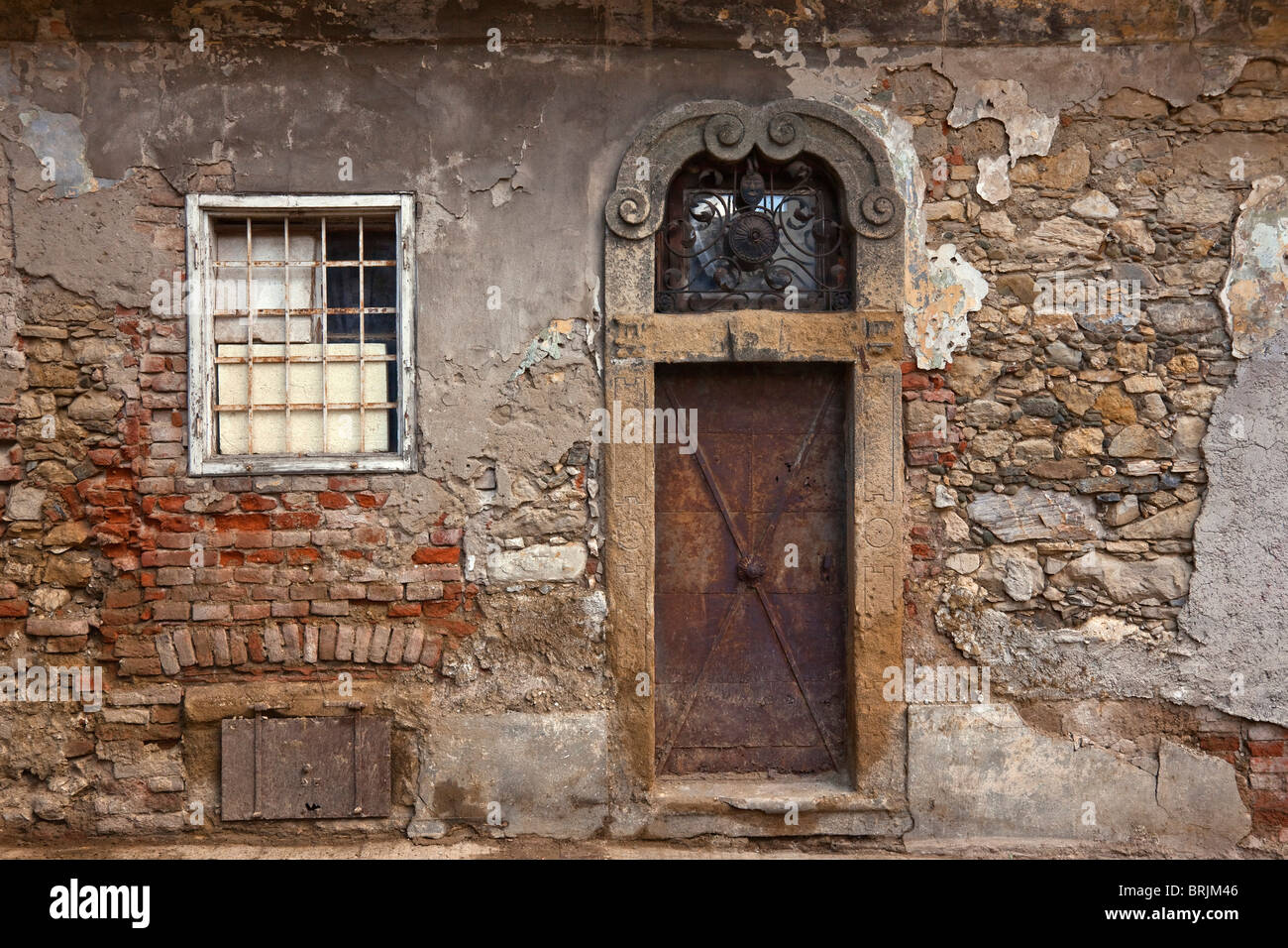 Tür, Zagreb, Kroatien Stockfoto