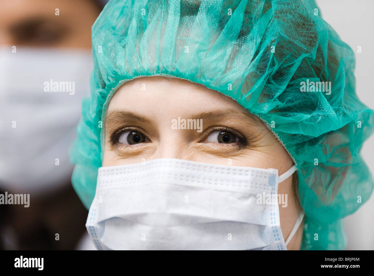 Weibliche Chirurg, portrait Stockfoto