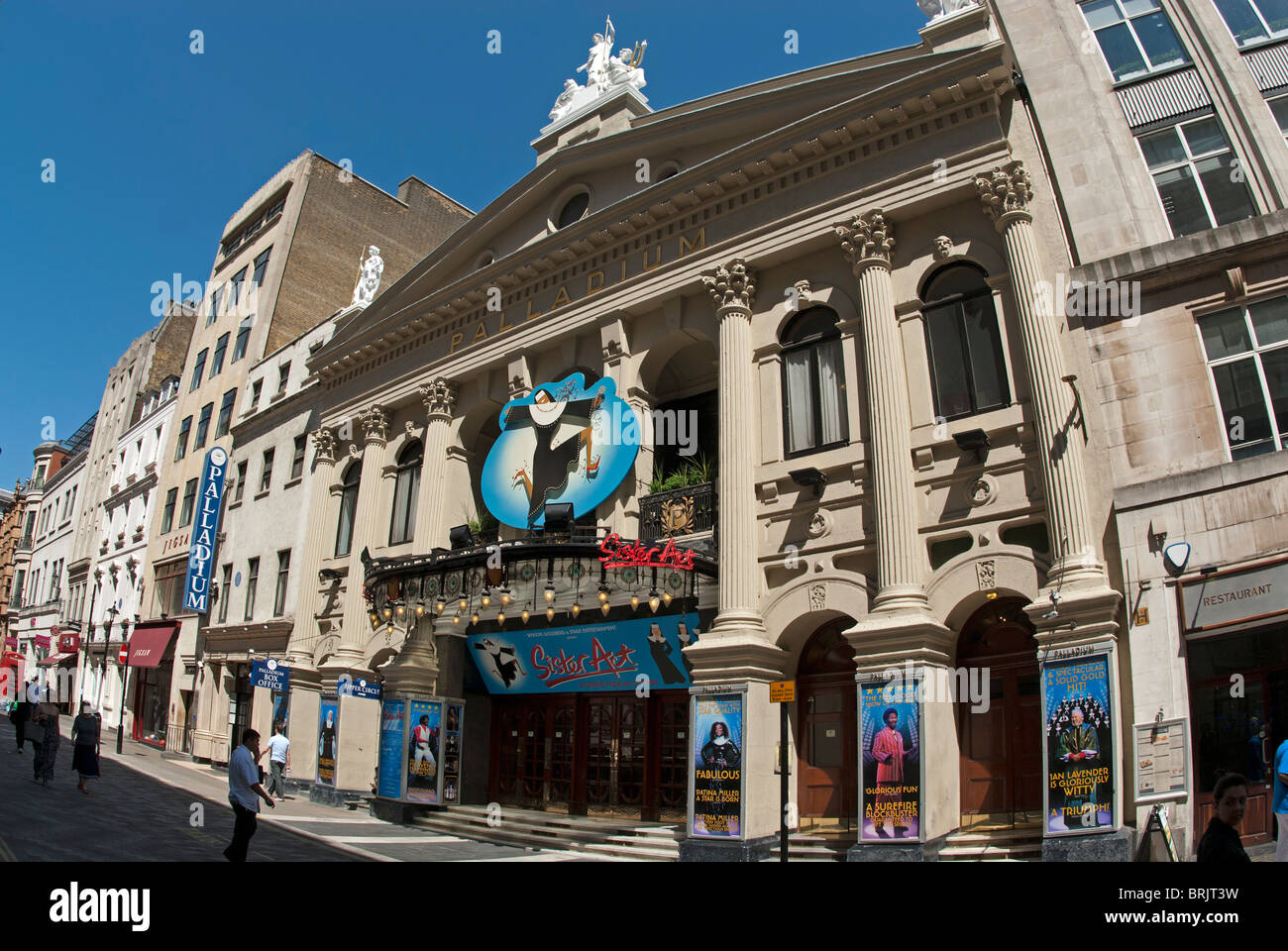 Das London Palladium Theatre Stockfoto
