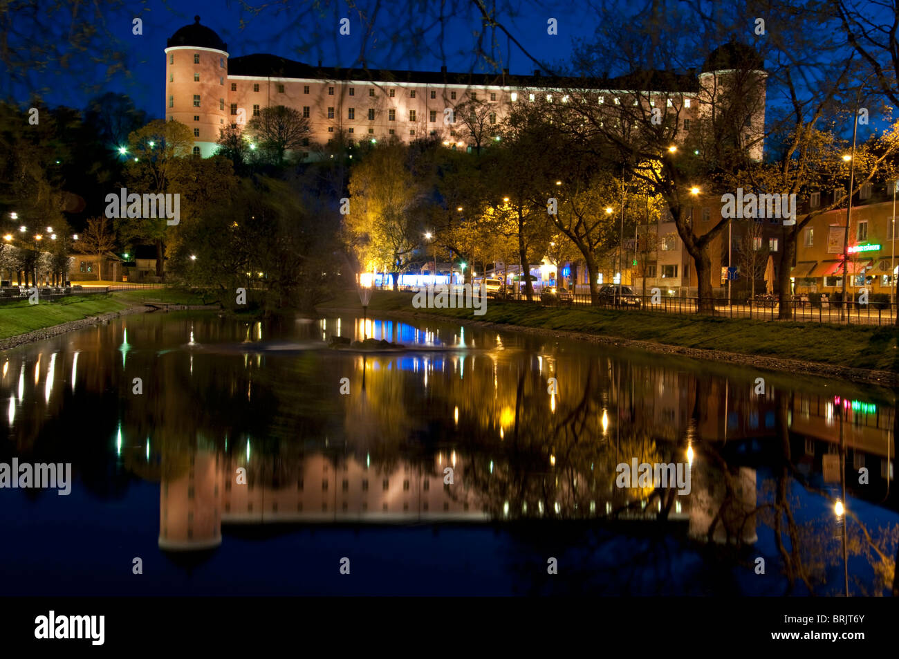 Schloss Uppsala Stockfoto