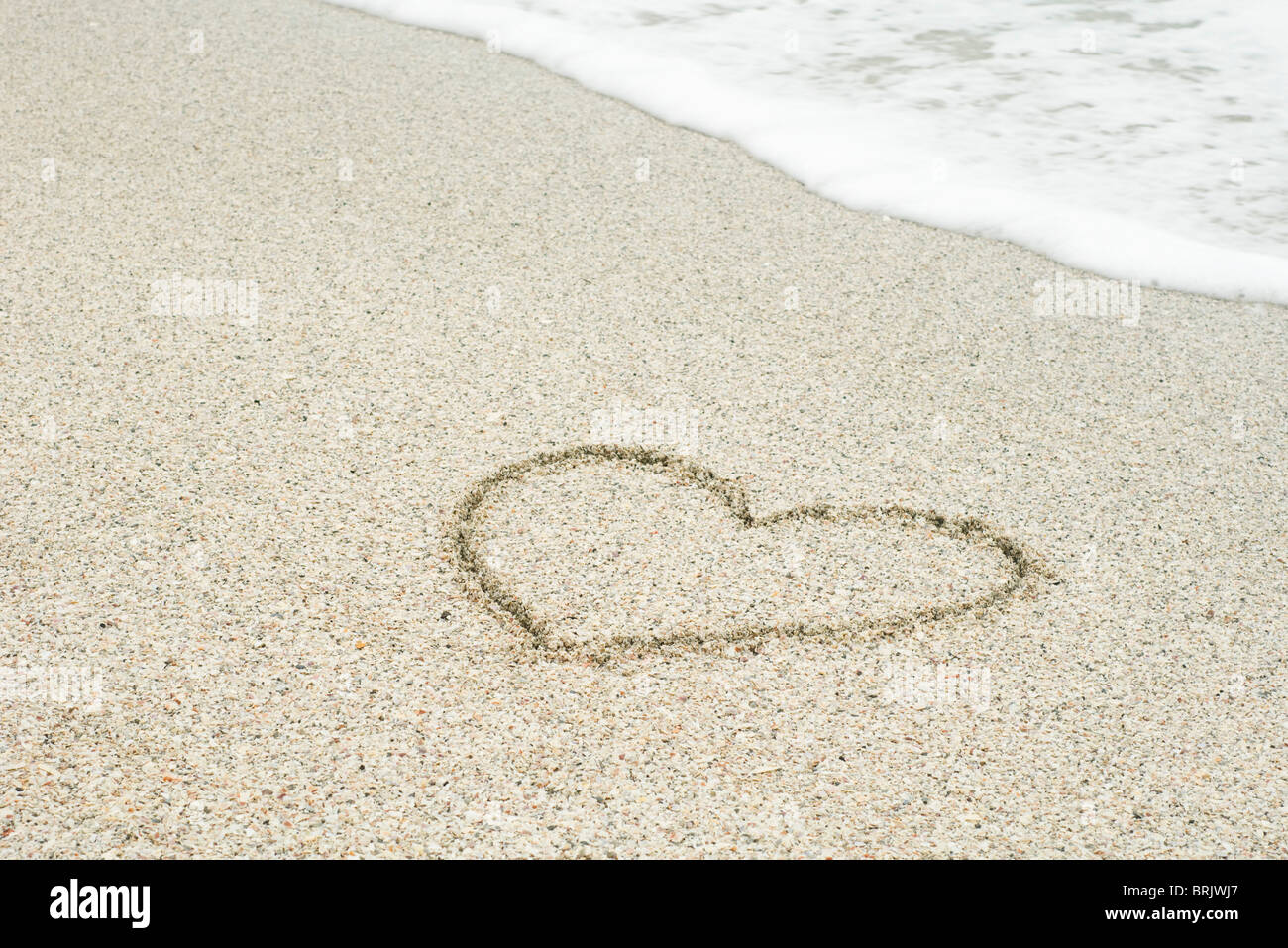 Herz In Den Sand Stockfotos und bilder Kaufen Alamy