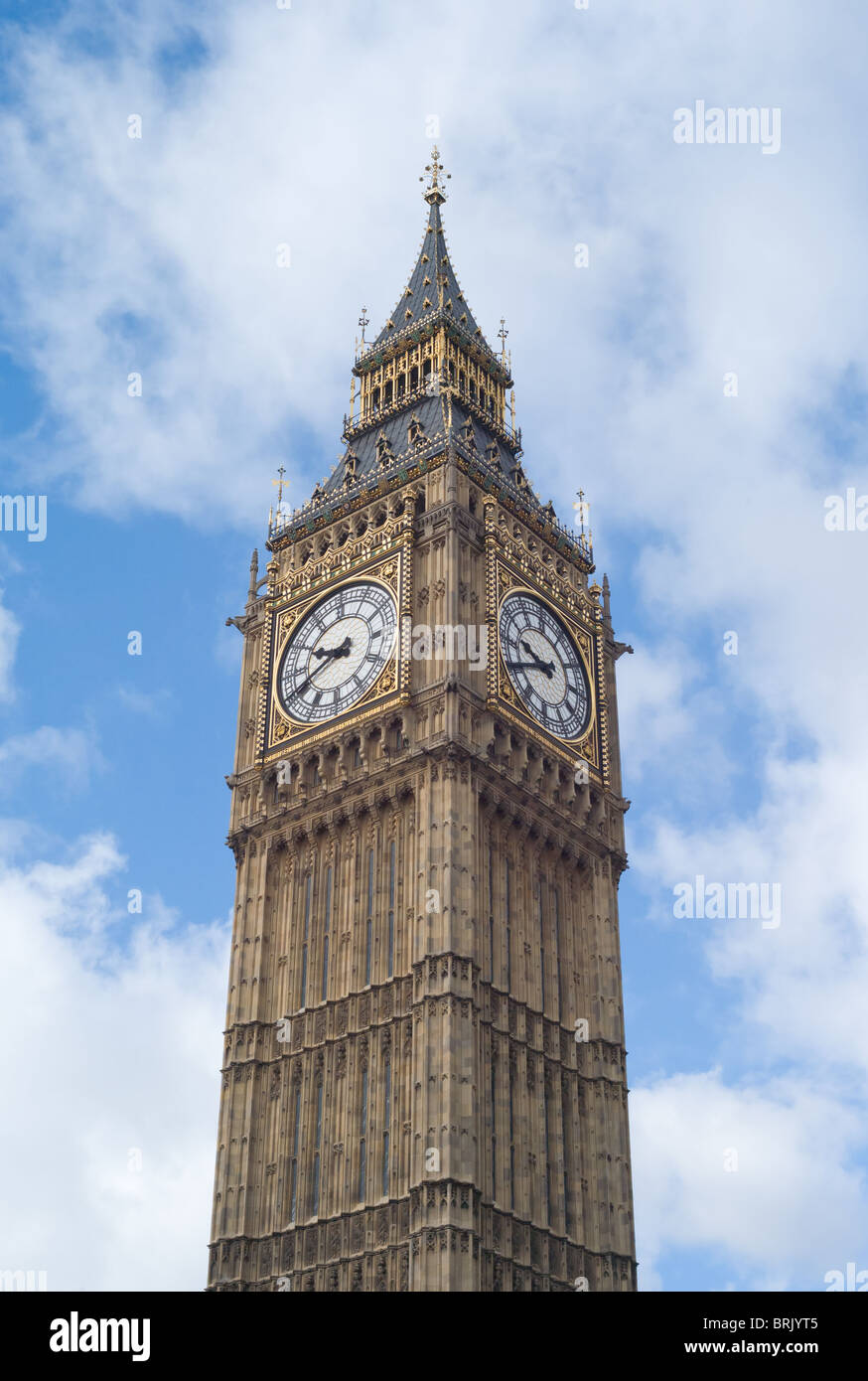 Big Ben Clock Tower (Elizabeth Tower) in London, England, UK. Stockfoto