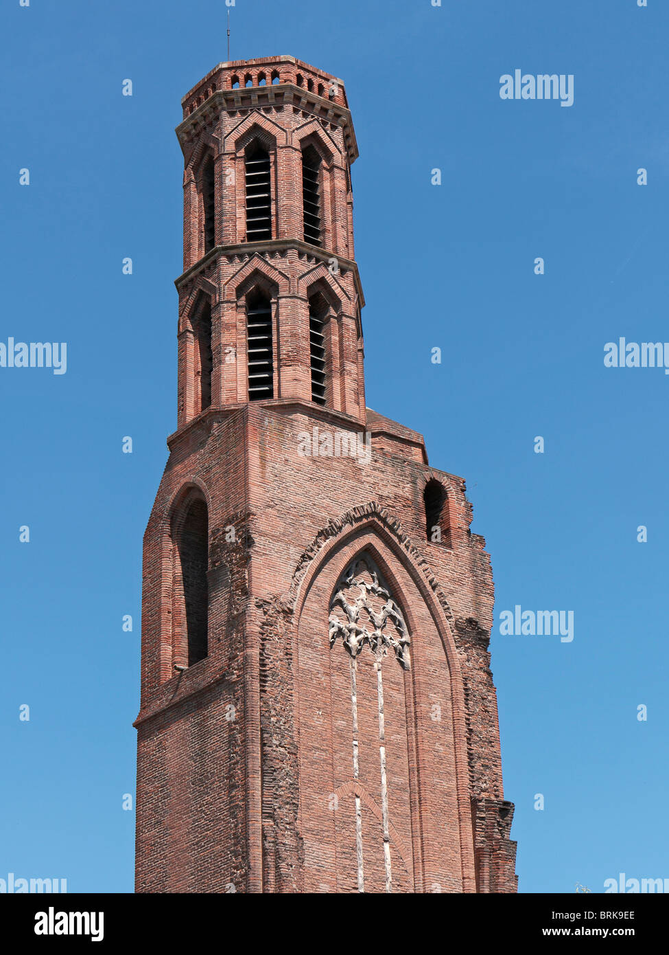 alten Turm Kirche in toulouse Stockfoto