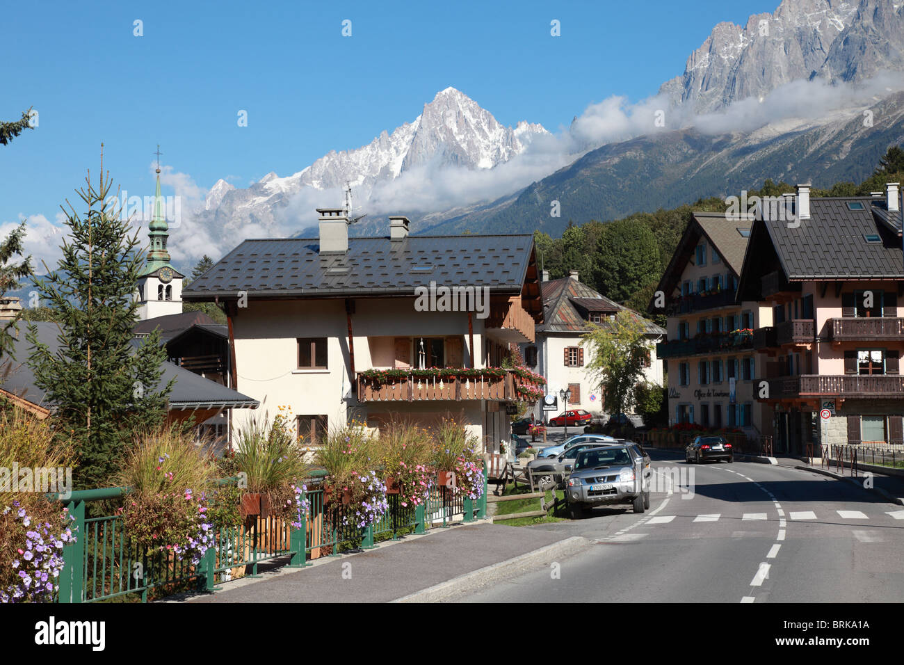 Les Houches, Alpen, Frankreich Stockfoto