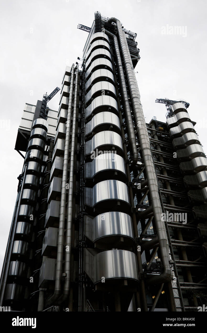 Nach oben anzeigen von Lloyds Building, London, UK Stockfoto