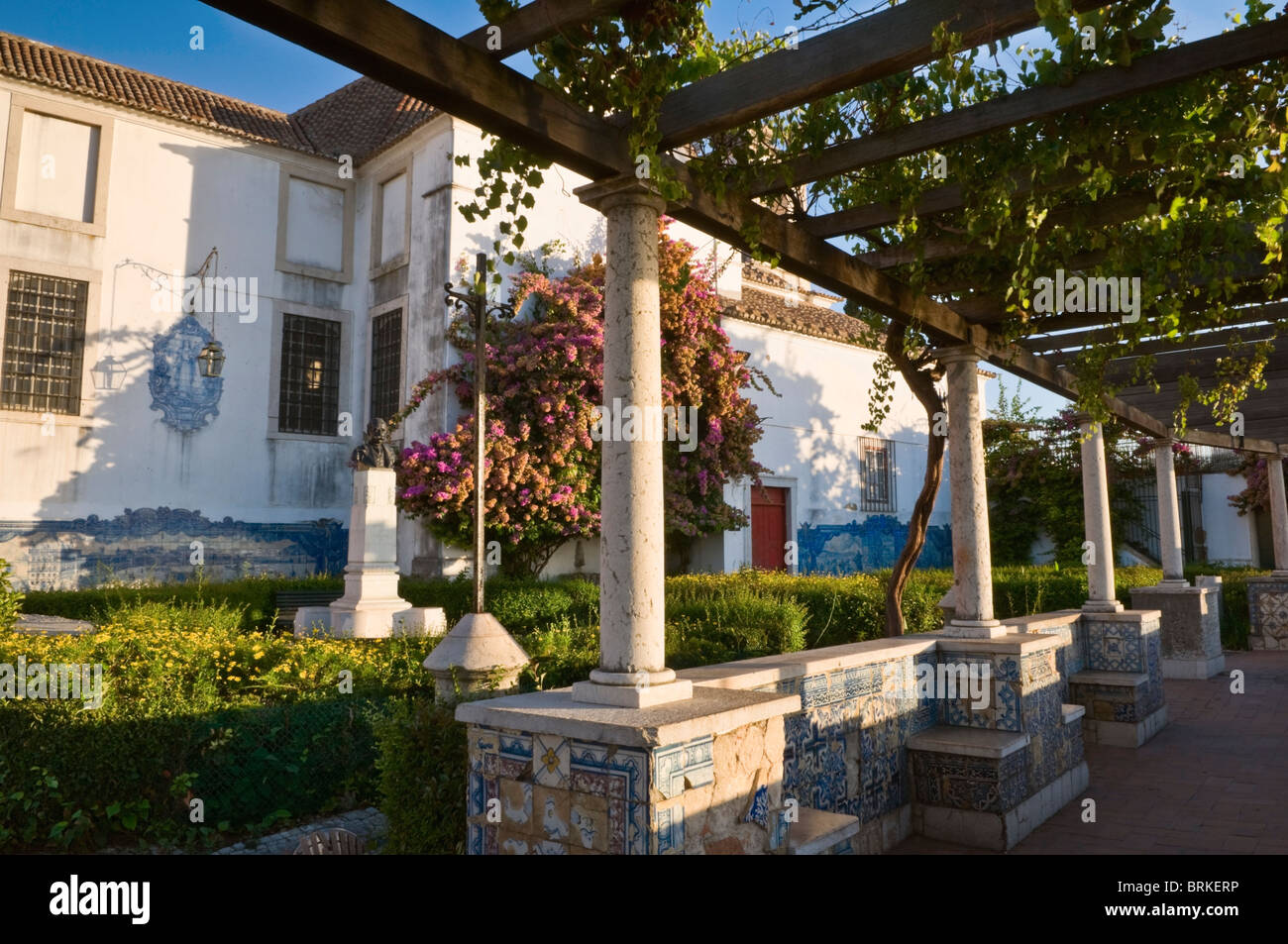 Miradouro de Santa Luzia Lissabon Portugal Stockfoto