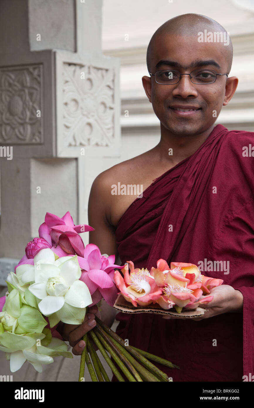 Buddhismus in Sri Lanka ist in erster Linie von der Theravada-Schule und bildet den religiösen Glauben von ca. 70 % der Bevölkerung. Stockfoto