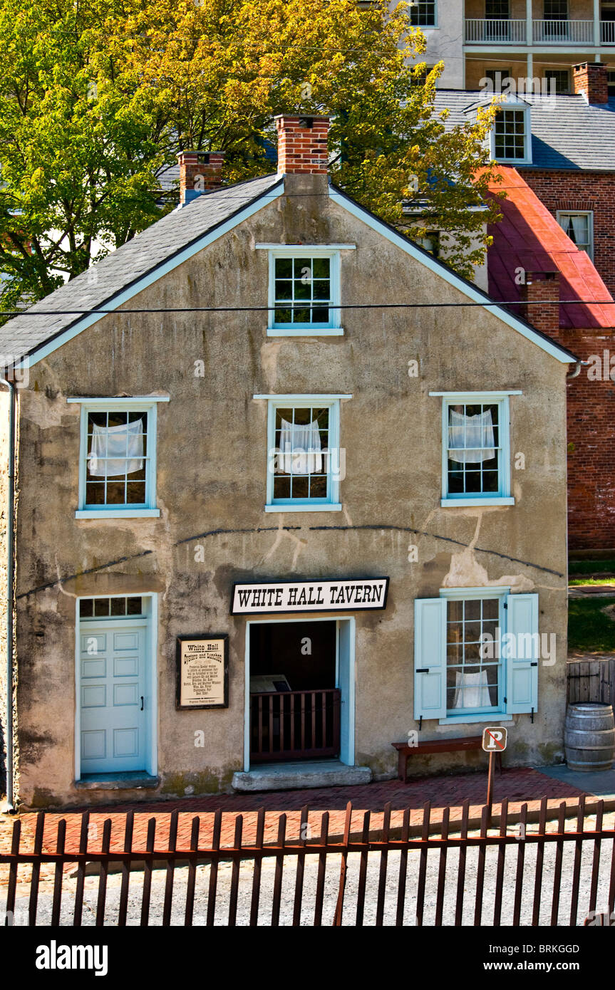 White Hall Tavern, Harpers Ferry, West Virginia Stockfoto