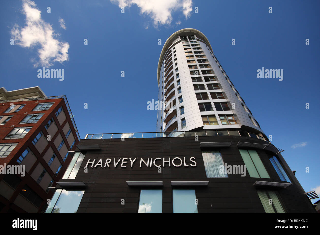 Schuss von Harvey Nichols speichern in Bristol an einem schönen sonnigen Herbsttag. Stockfoto