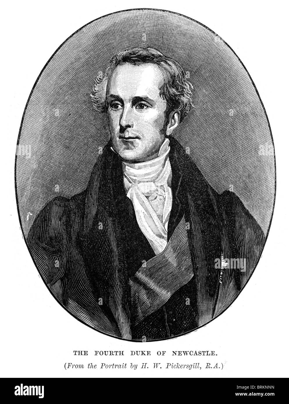 Henry Pelham-Clinton, war 4. Duke of Newcastle 1785 bis 1851, britischer Adliger und Politiker. Stockfoto