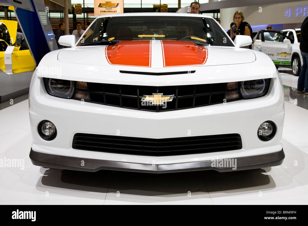 Paris motor Show 2010 und der Chevrolet Camaro Stockfoto