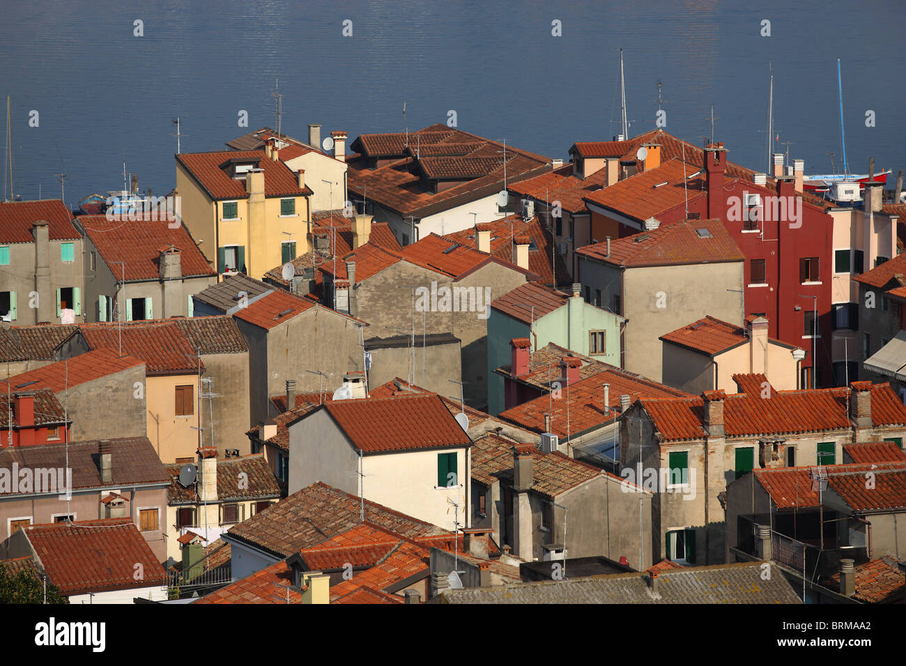 Chioggia, Venezia, Luftaufnahme, Veneto-Italien Stockfoto