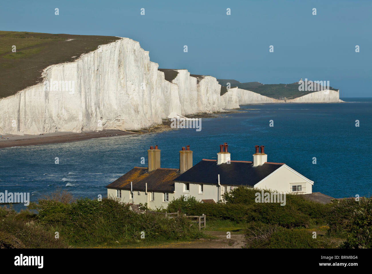 Sieben Schwestern Country Park, Seaford, Sussex, England Stockfoto