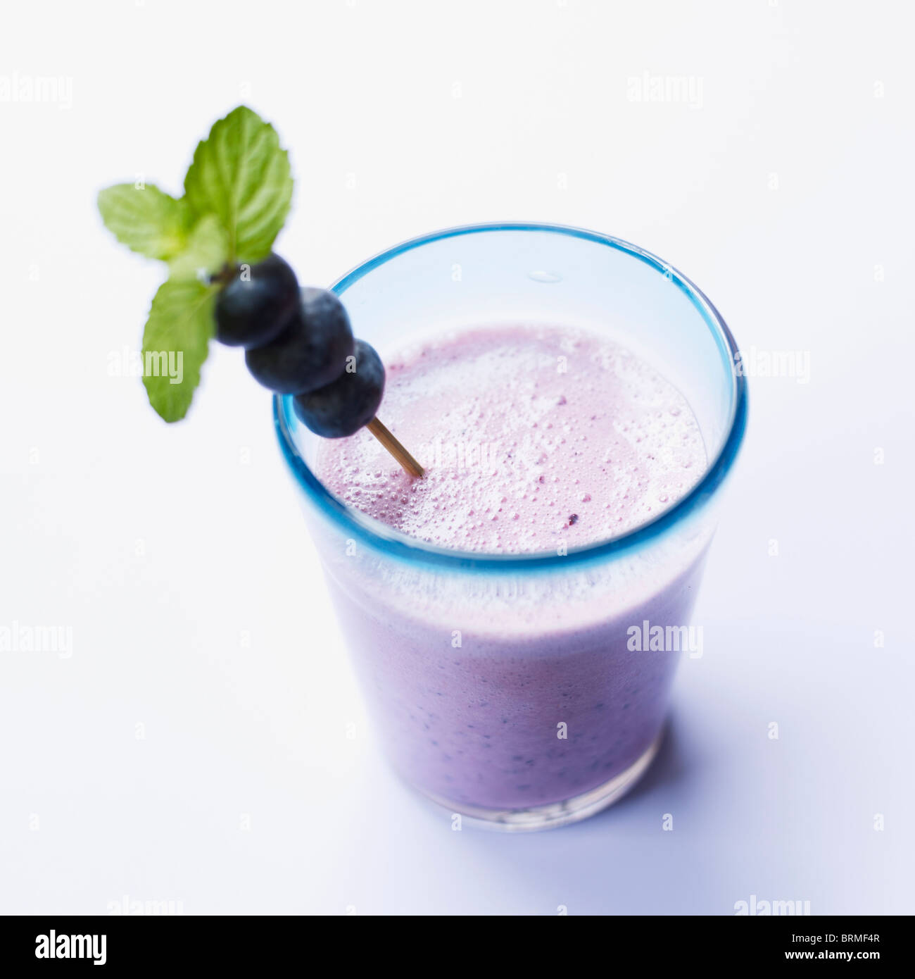 Blueberry-shake Stockfoto