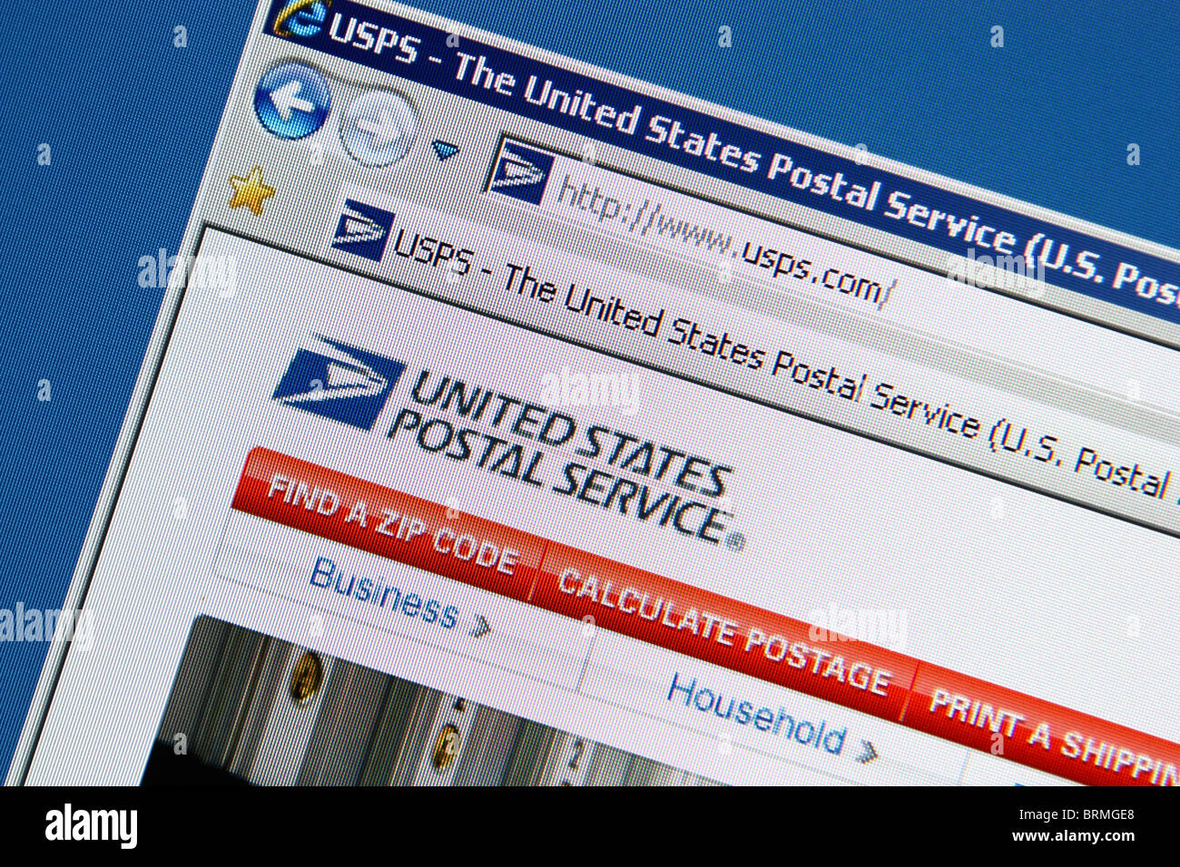 USPS Postdienst Stockfoto