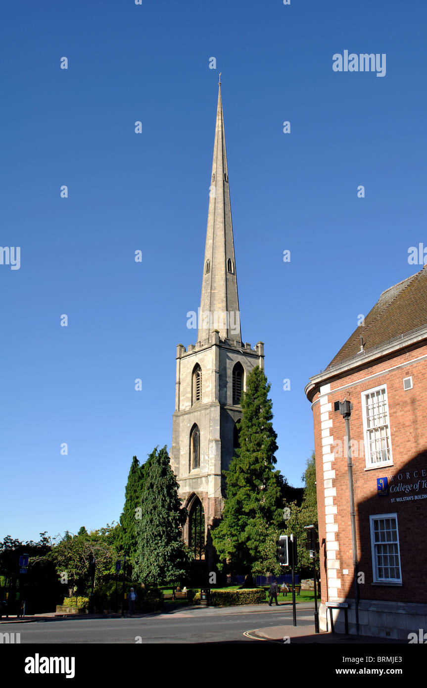 St.-Andreas Kirche, Worcester, Worcestershire, England, Vereinigtes Königreich Stockfoto