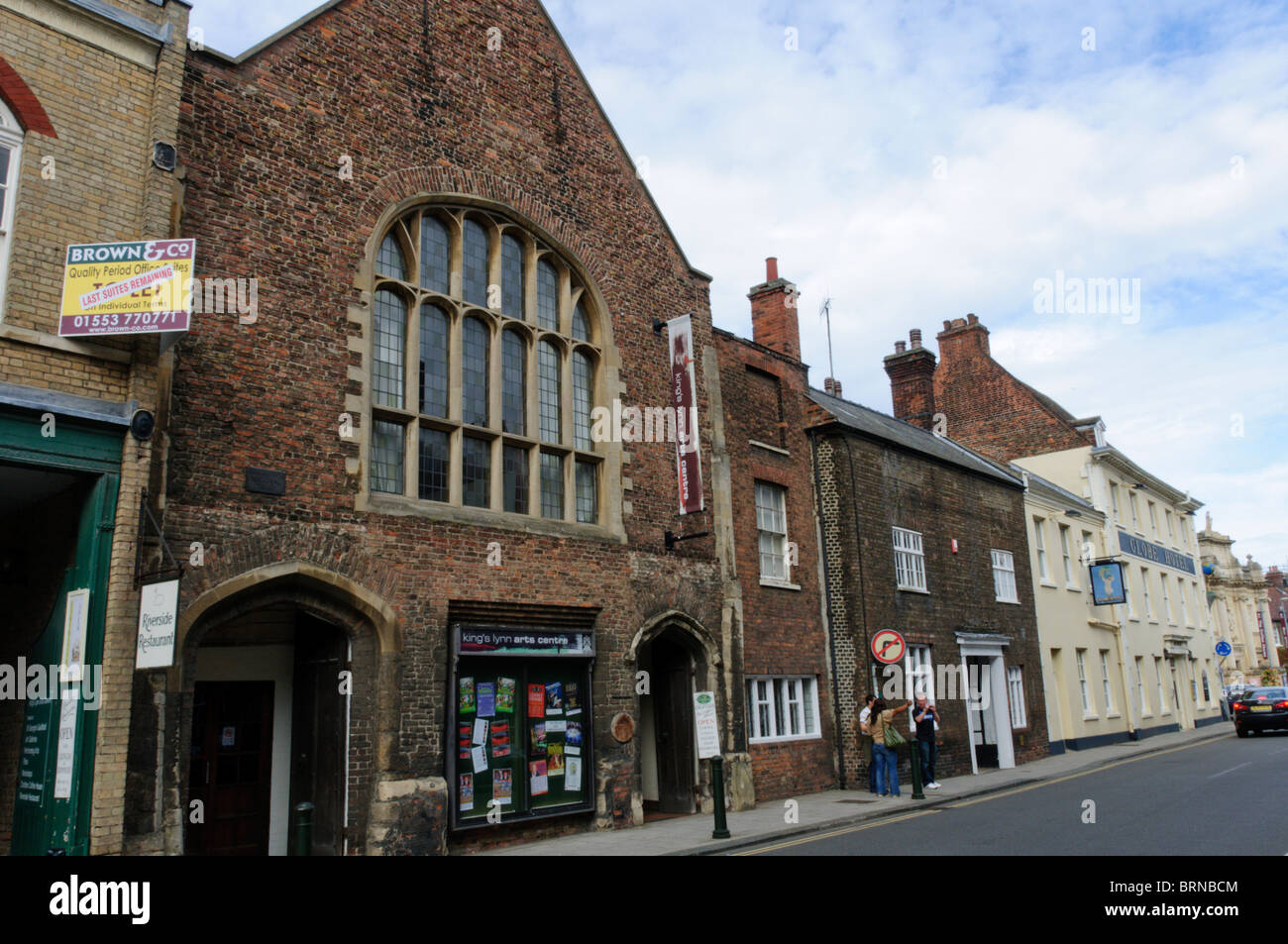 Kings Lynn Art Centre in der mittelalterlichen St George Guildhall Stockfoto