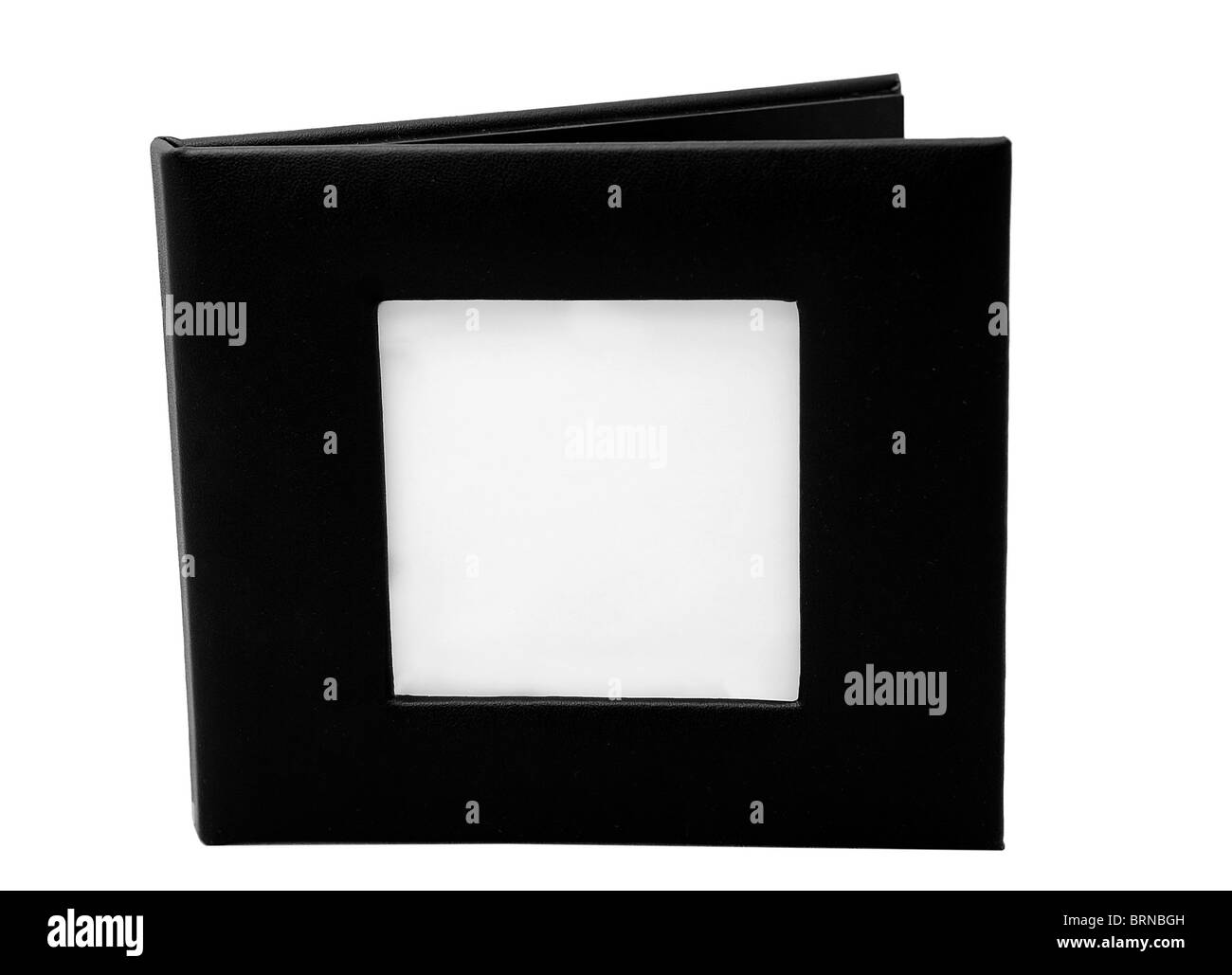 leere cd-Halter mit Platz für ein Foto eingefügt Stockfoto